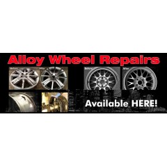 Alloy Wheel Repair PVC Banner